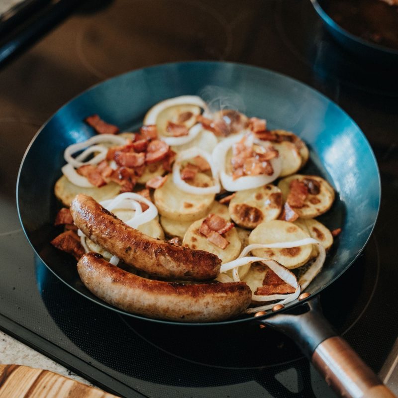 Blue Carbon Steel Skillet - Image 11