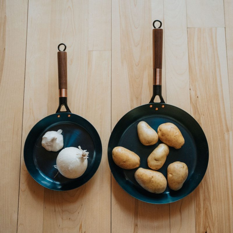 Blue Carbon Steel Skillet - Image 16