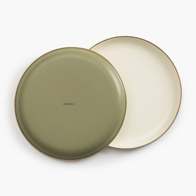 Enamelware 2-Tone Dining Collection - Olive Drab - Image 10