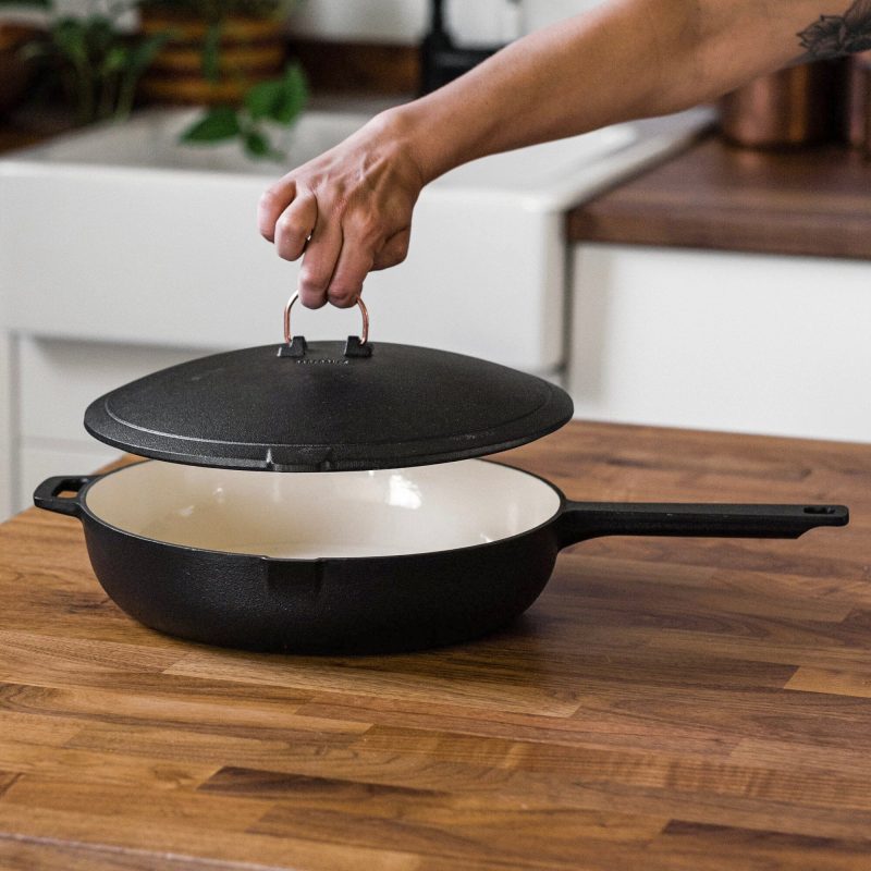 Enamel Lined Cast Iron Skillet - Image 13