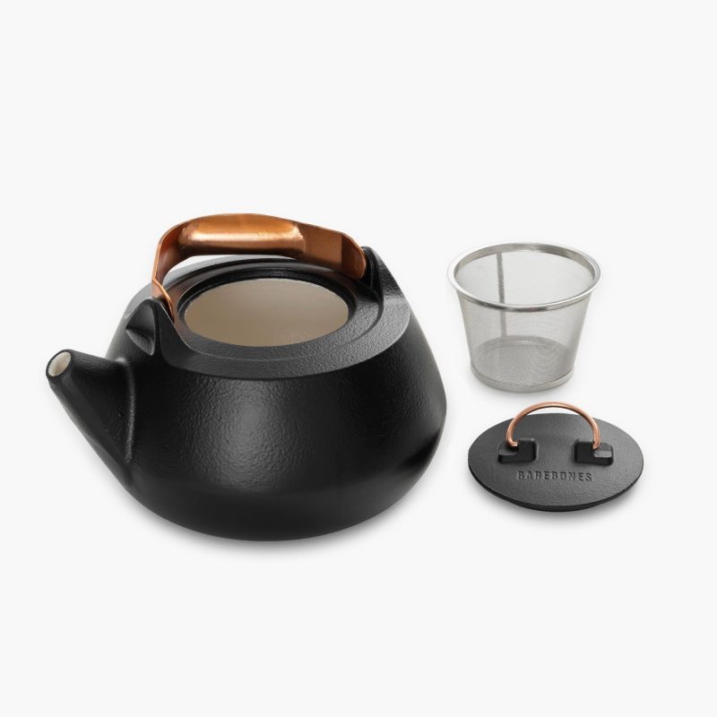 Enamel Lined Cast Iron Teapot - Image 2