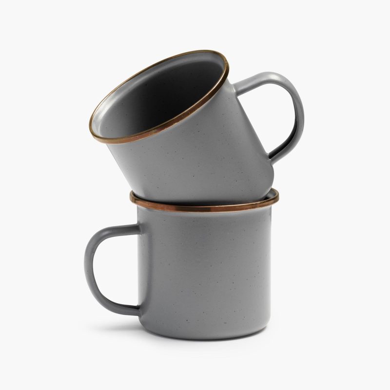 Enamelware Dining Collection - Slate Gray - Image 7