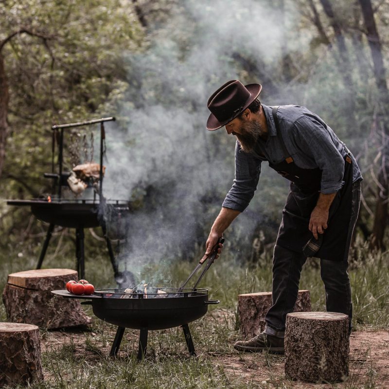 Cowboy Fire Pit Grill - 23" - Image 7
