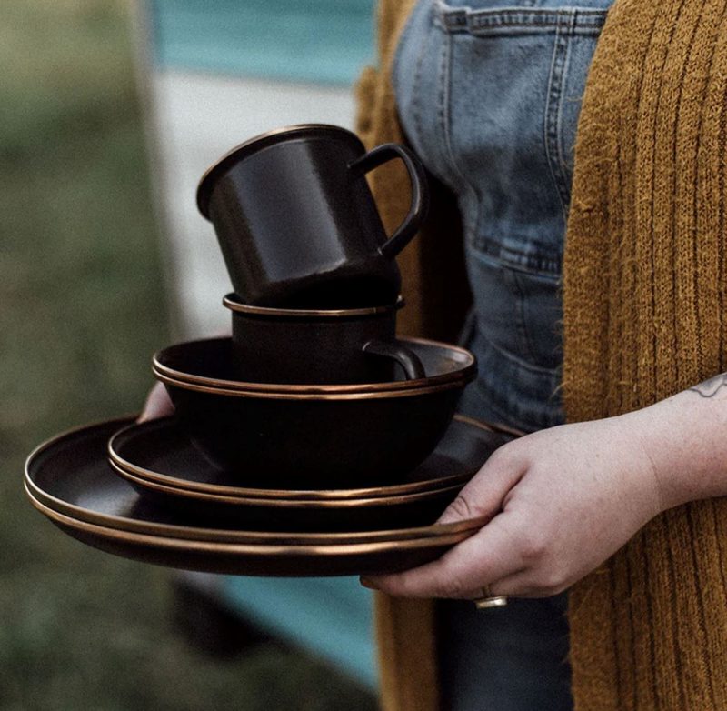 Enamelware Dining Collection - Charcoal - Image 10