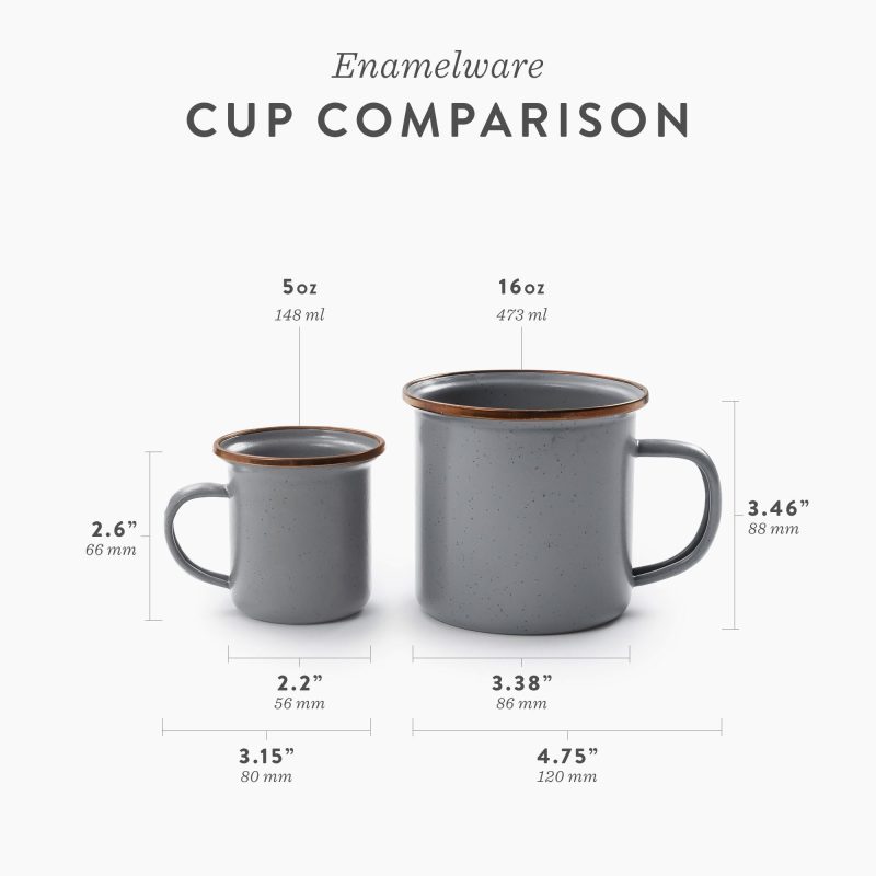 Enamelware Dining Collection - Slate Gray - Image 25