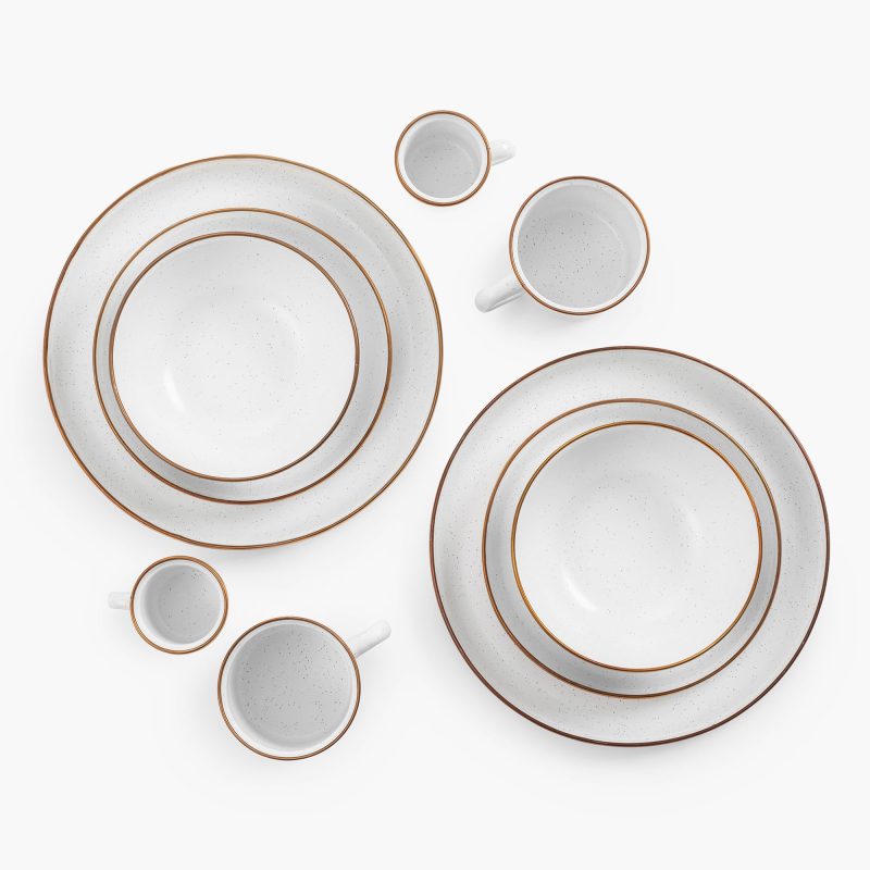 Enamelware Dining Collection - Eggshell - Image 2
