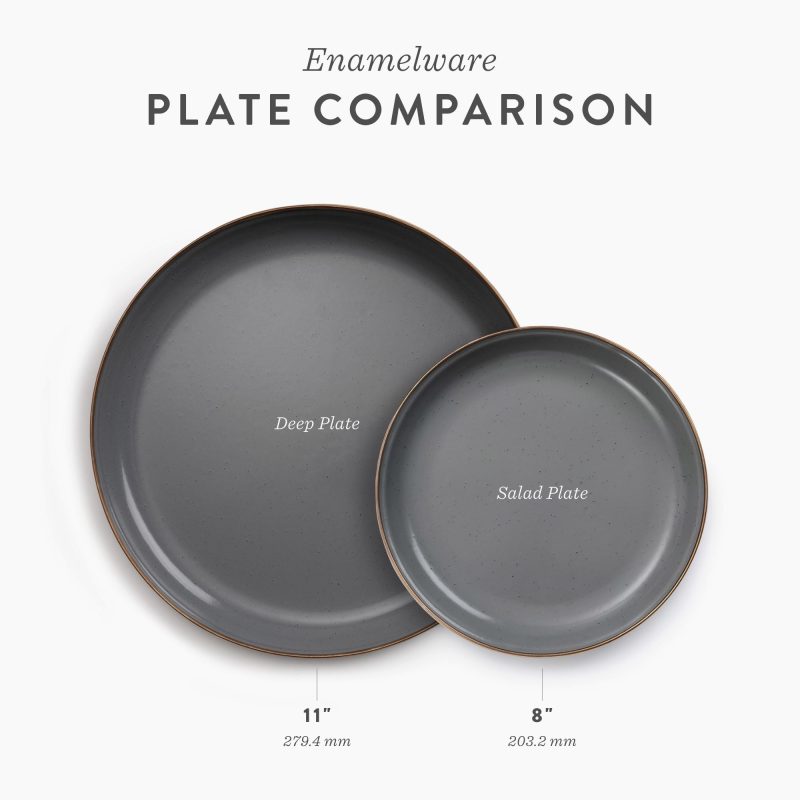 Enamelware Dining Collection - Slate Gray - Image 24