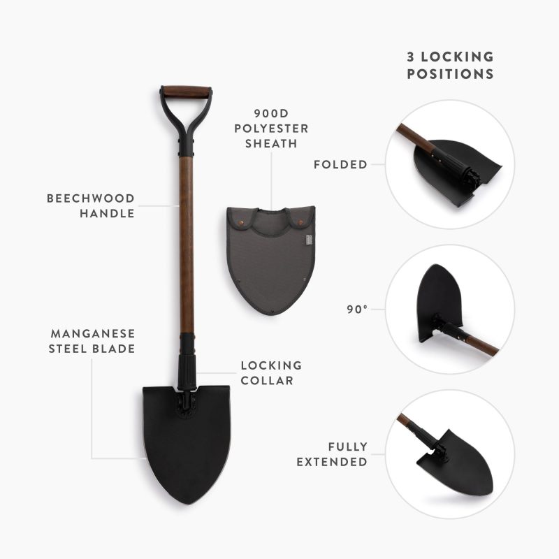 Spading Fork & Folding Shovel Set - Image 6