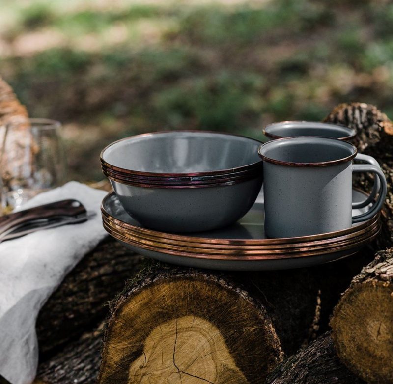Enamelware Dining Collection - Slate Gray - Image 19